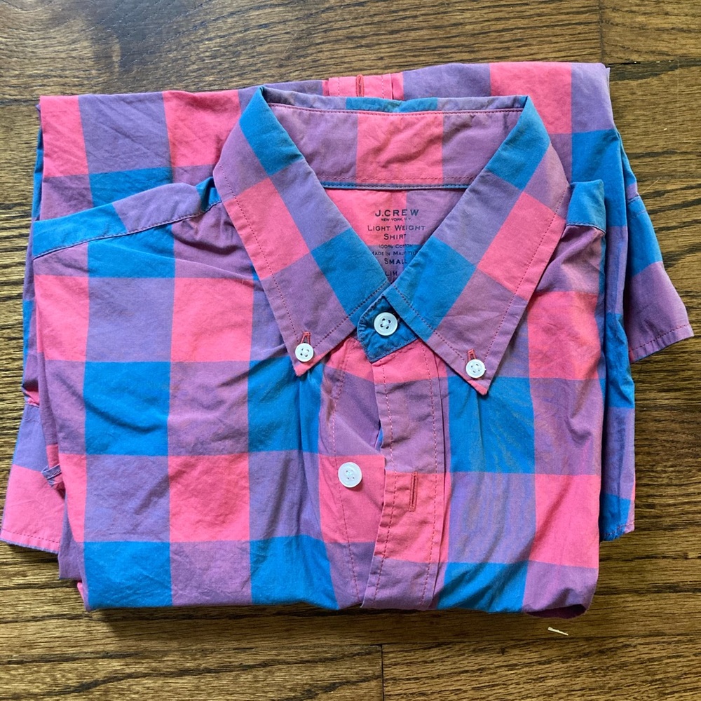 J Crew long sleeve light weight cotton shirt